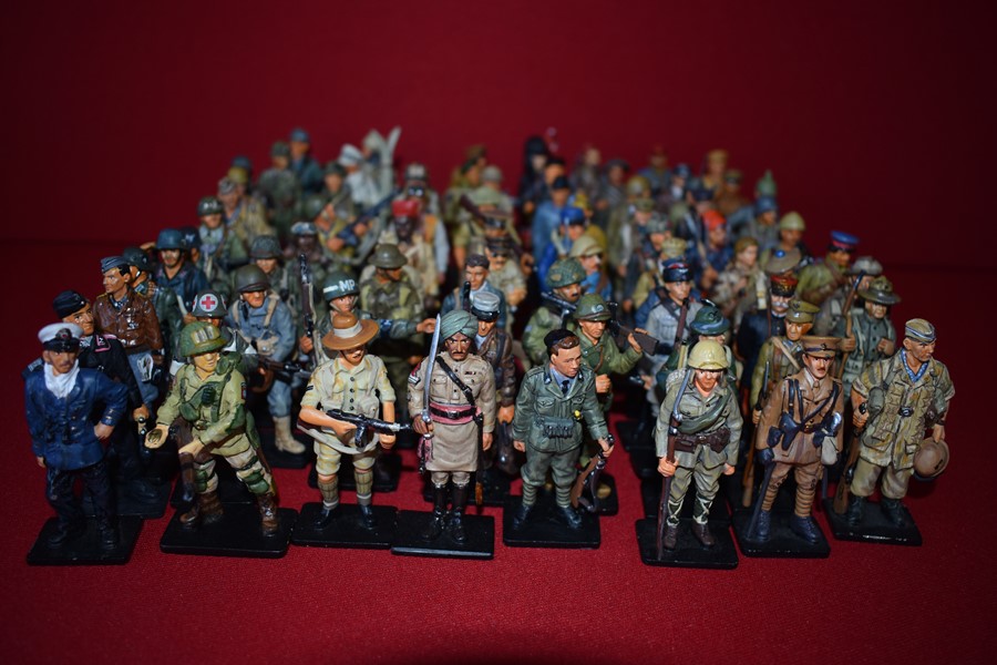 COLLECTION OF 75 DEL PRADO SOLDIER FIGURES-SOLD